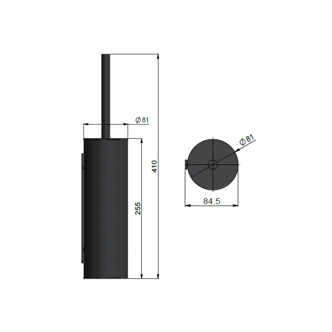 Meir Round Toilet Brush Holder - Image 8