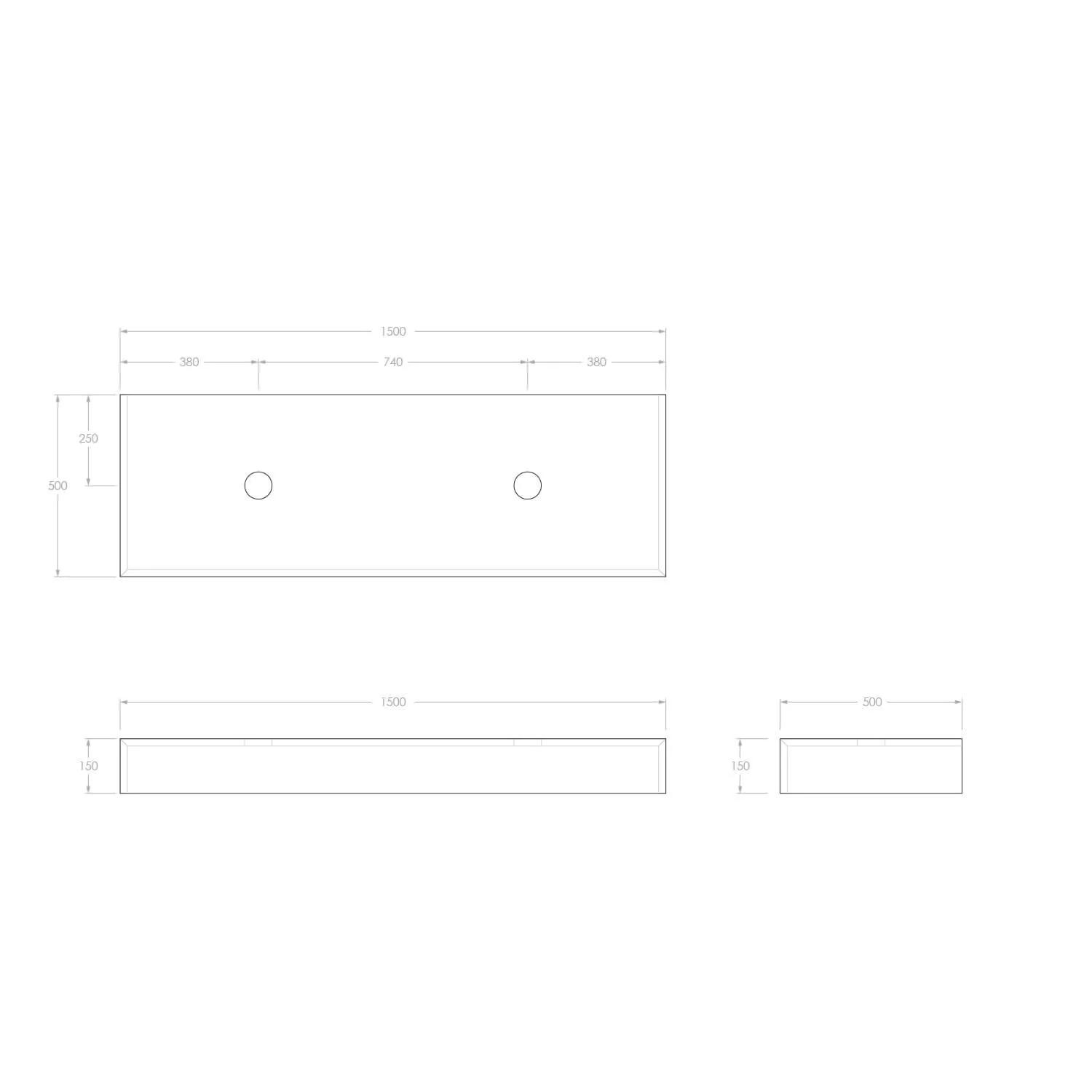 Michel Wall Hung Stone Benchtop - Image 15