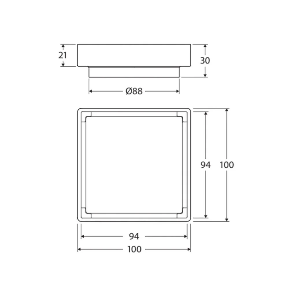 Mila Smart Tile Insert Floor Waste - Image 9