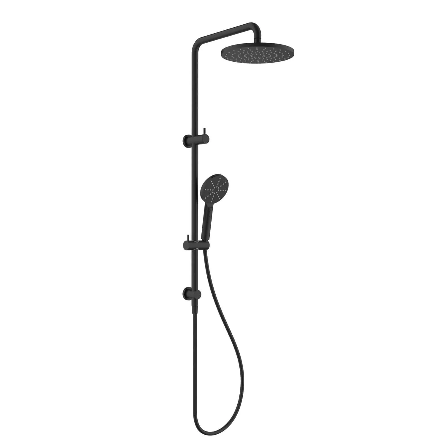 Milan Round Twin Shower Rail System - Image 4