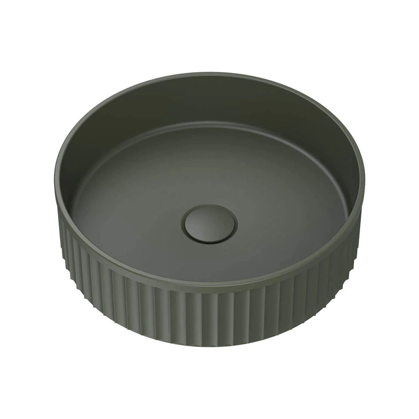 Minka Solid Surface Round Above Counter Basin 400mm - Image 2