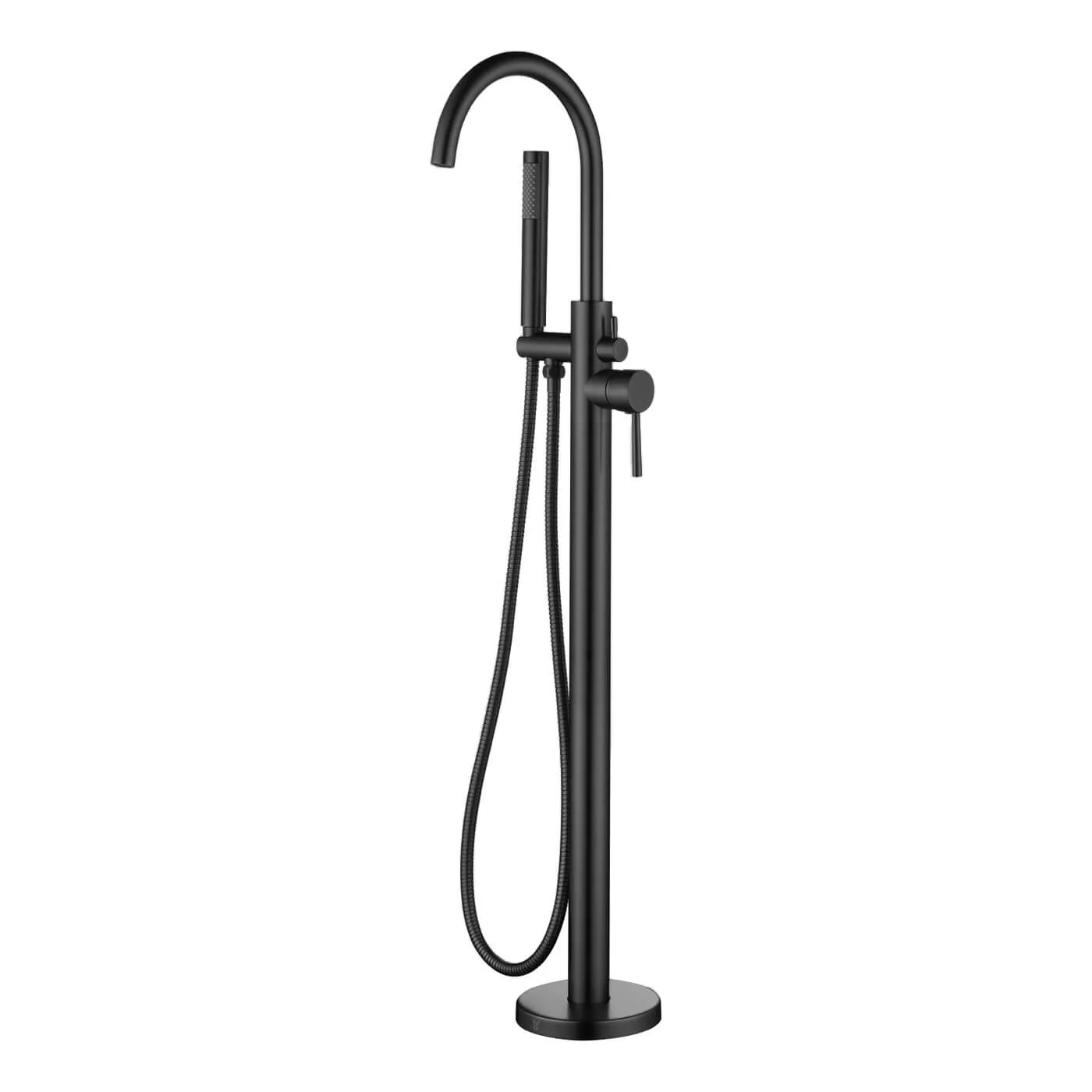 Leah Freestanding Bath Filler Spout with Handset - Image 5