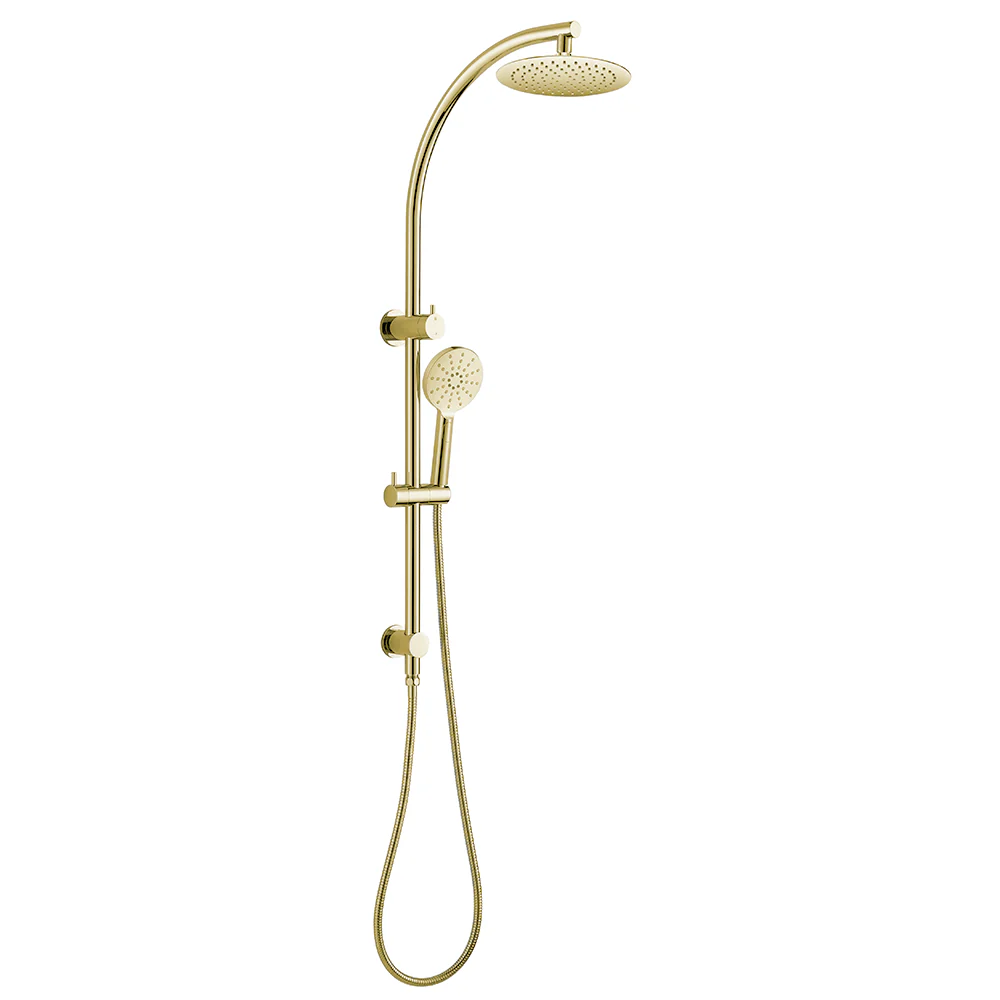 Morgan Curved Twin Shower Rail Set - Image 2