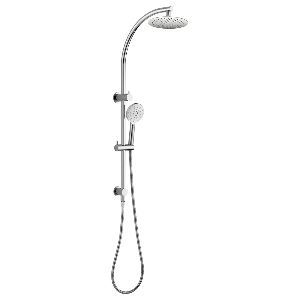 Morgan Curved Twin Shower Rail Set - Image 3