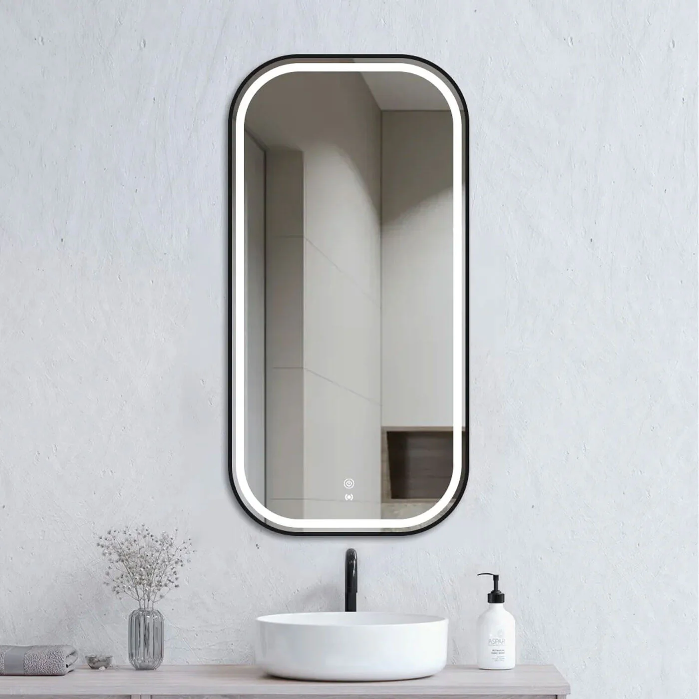 Newport LED Framed Bathroom Mirror