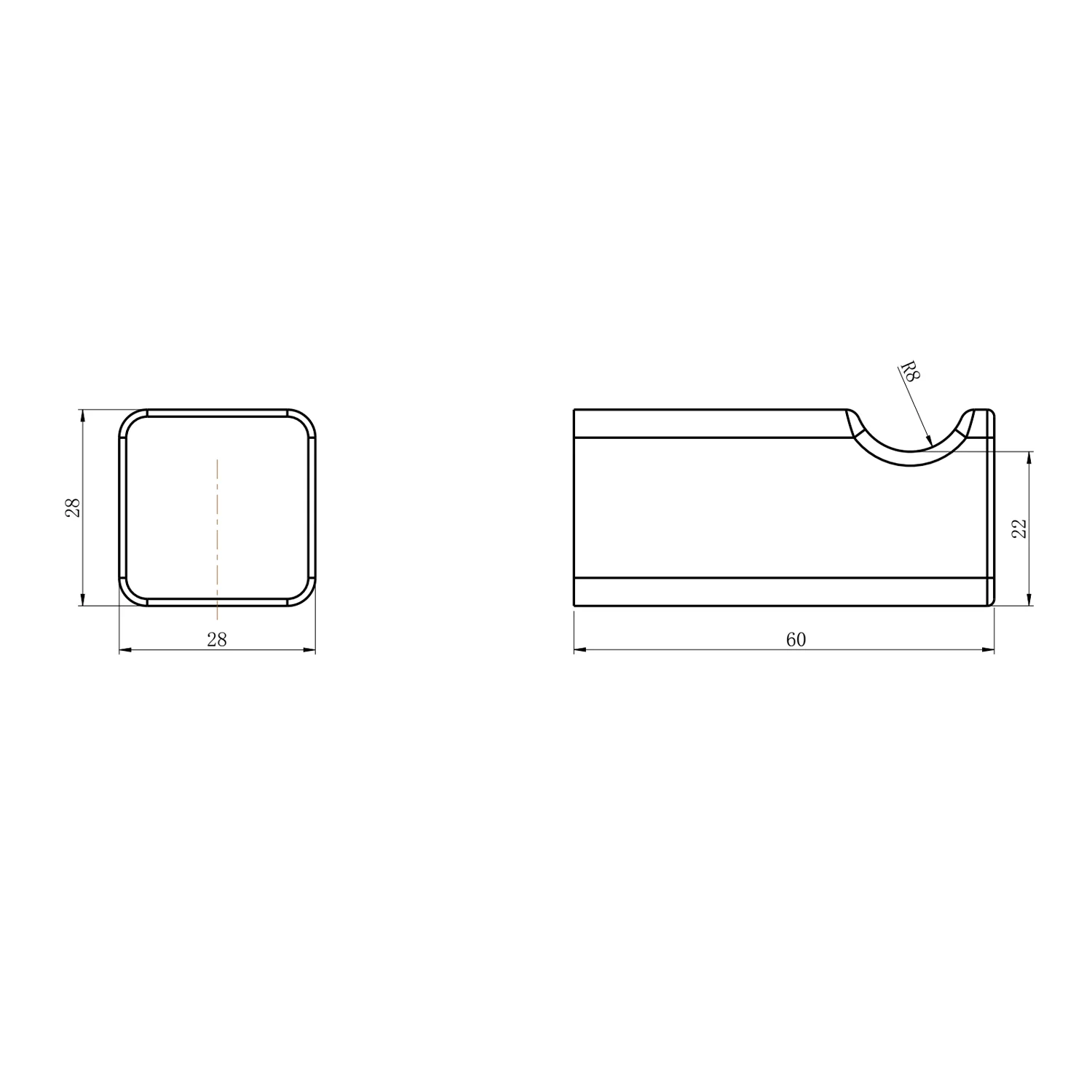 Nova Single Robe Hook - Image 8
