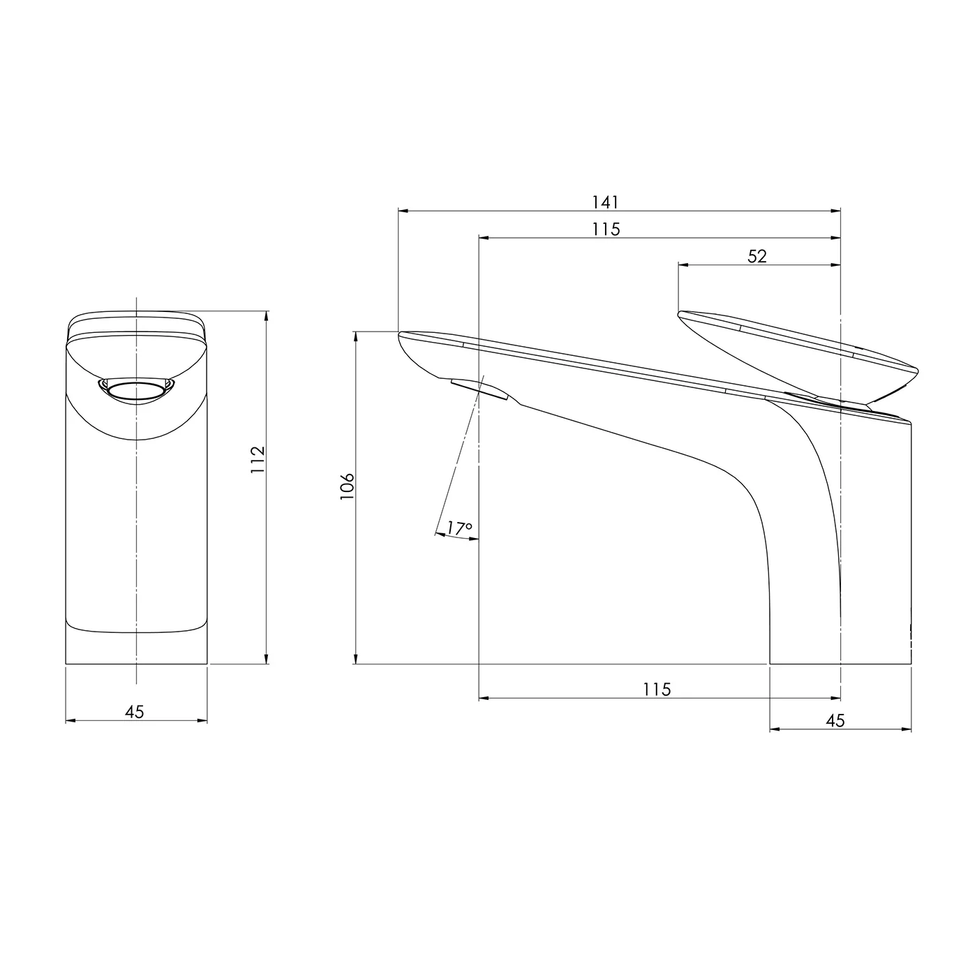 Nuage Short Basin Mixer - Image 5