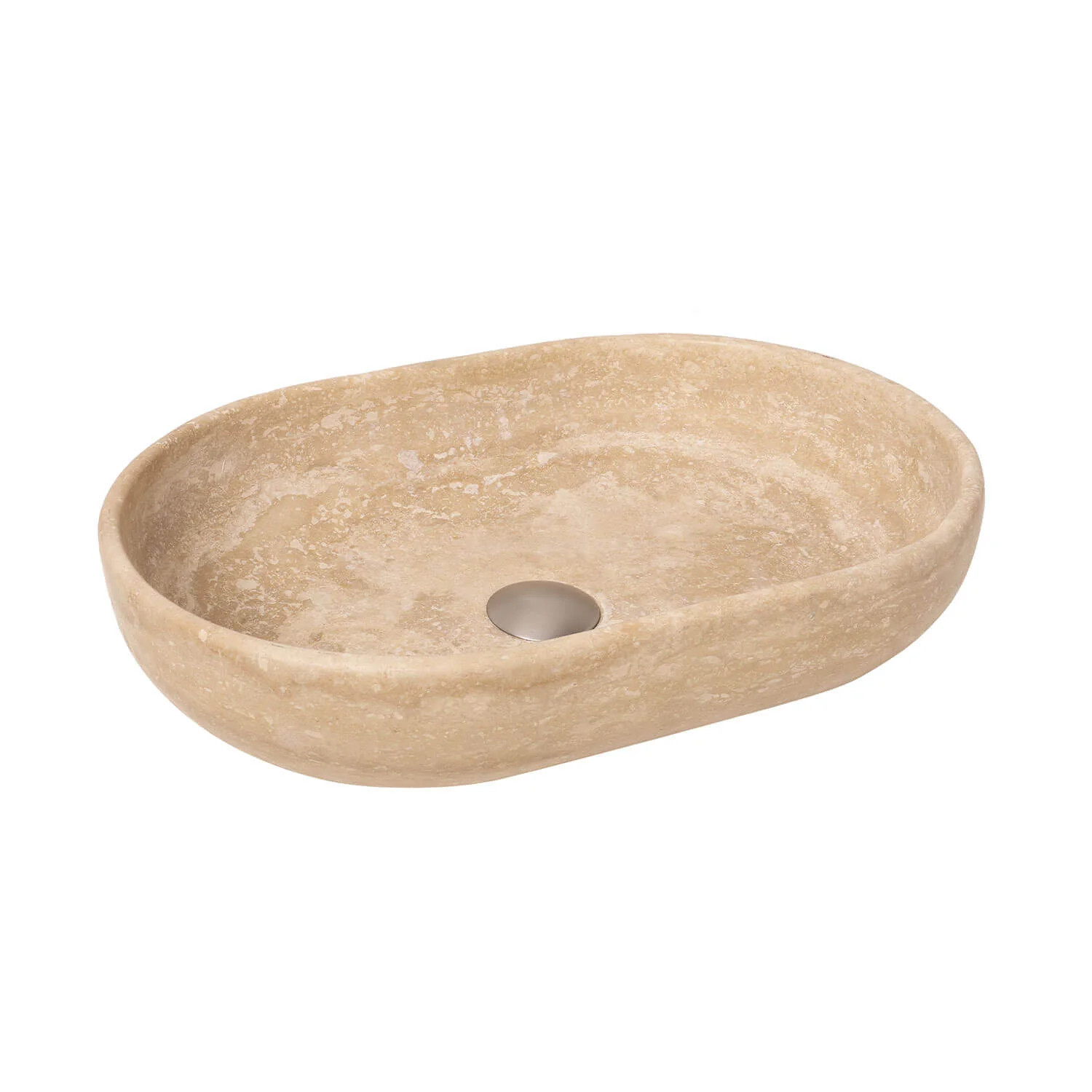 Ollie Natural Stone Above Counter Basin 500x340mm - Image 4