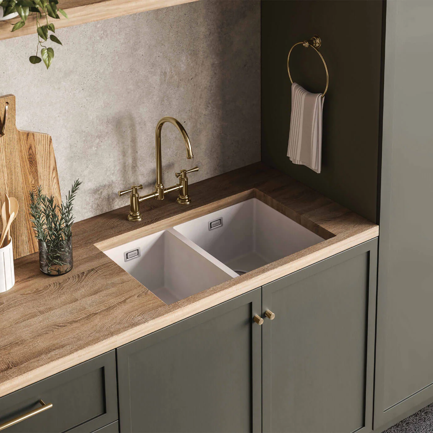Phoenix 5000 1 & 3/4 Bowl Sink 713x466x220mm - Image 5