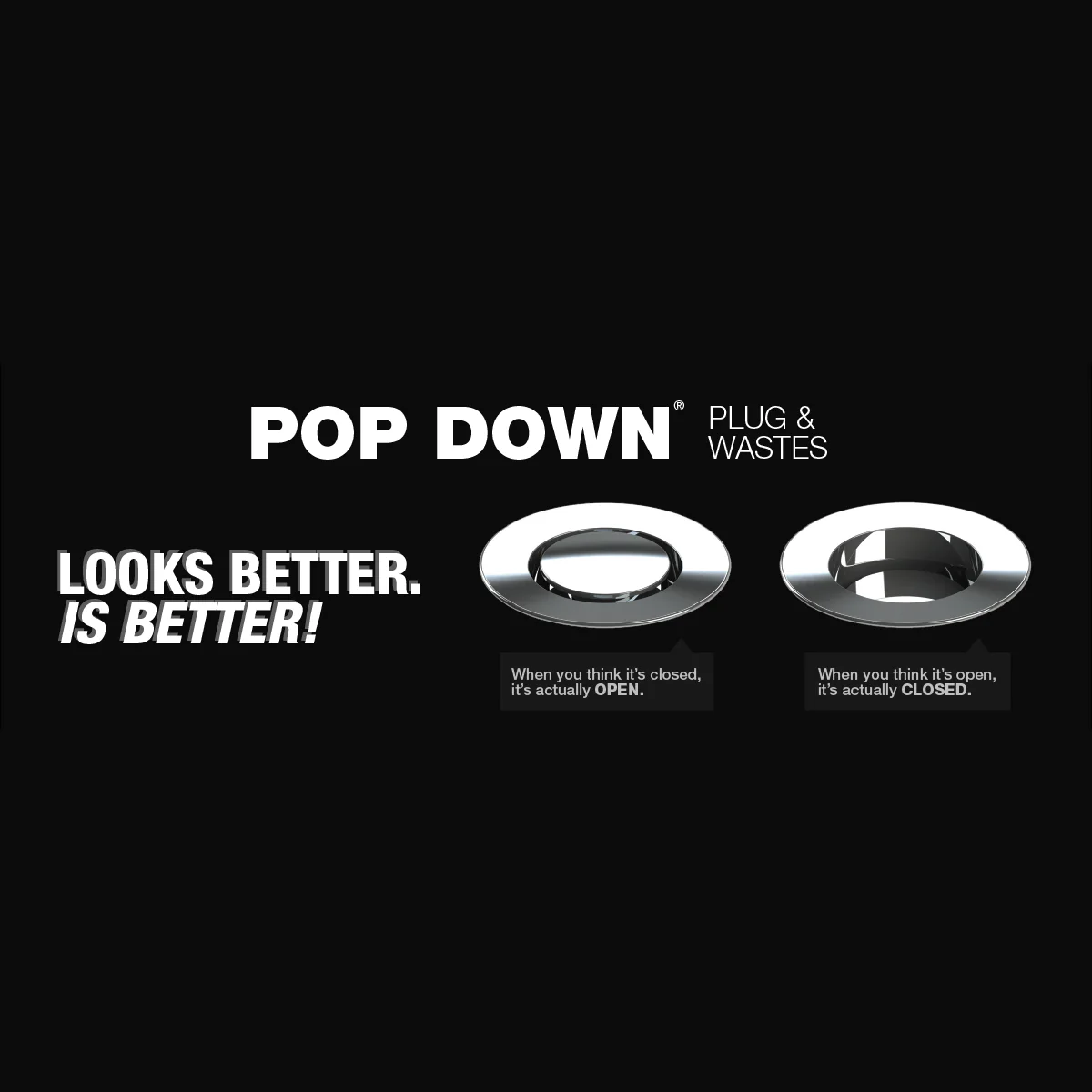 Pop Down Pull Out Bath Waste 40mm - Image 8