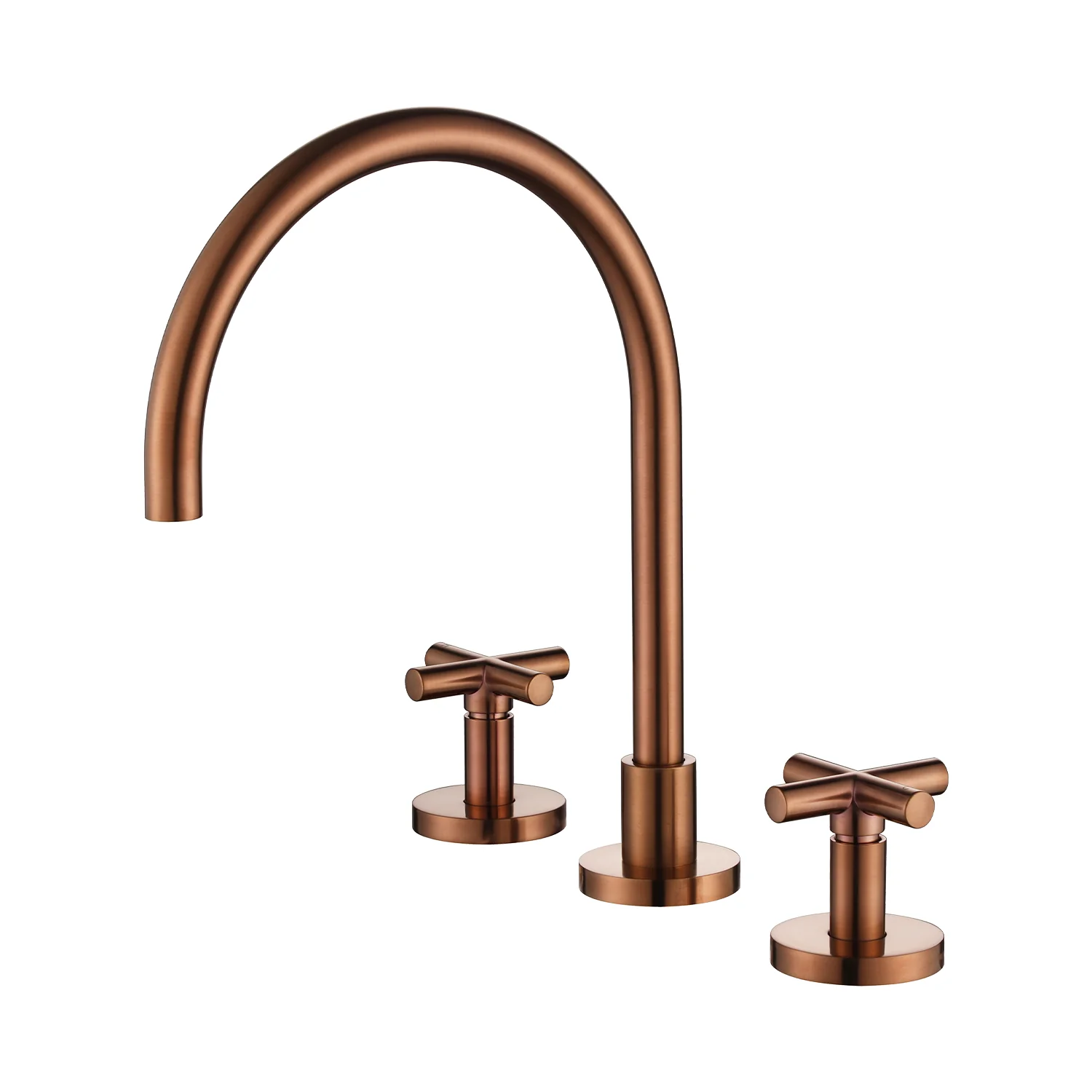 Ryker Cross Handle Sink Assembly Tap Set - Image 4