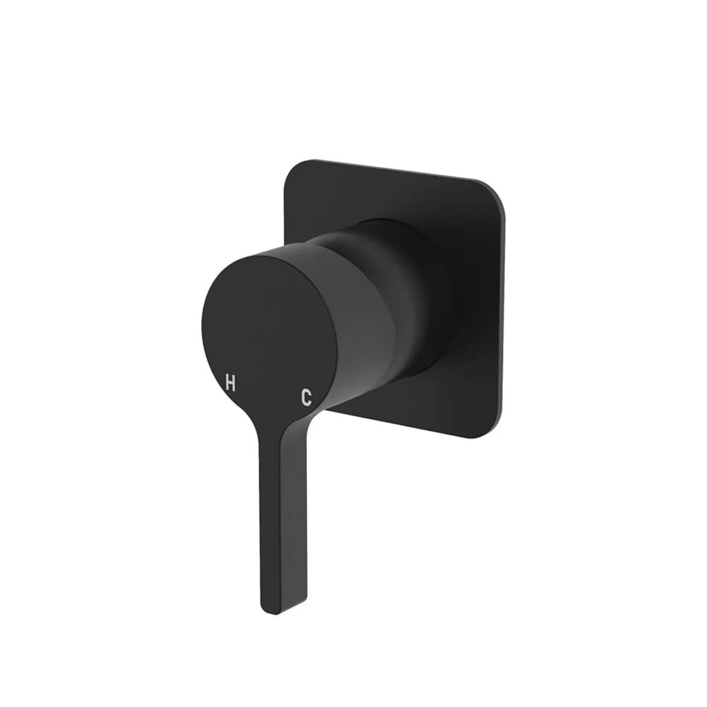 Sansa Slim Shower Wall Mixer Square Backplate - Image 3