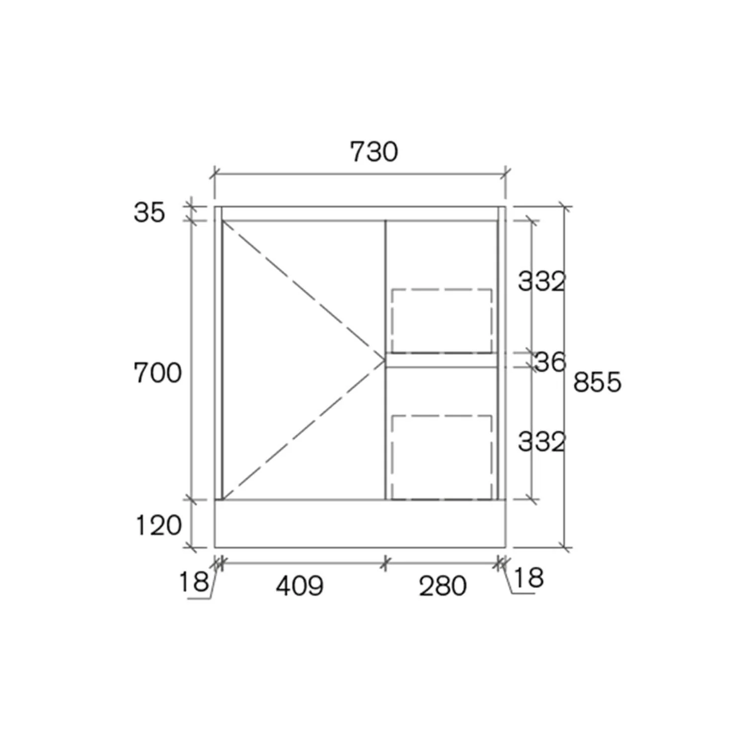 Sierra Slimline Soft-Close Floor Mounted Vanity - Image 7