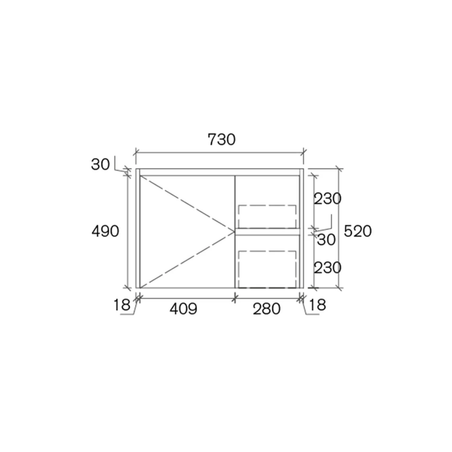 Sierra Slimline Soft-Close Wall Hung Vanity - Image 7
