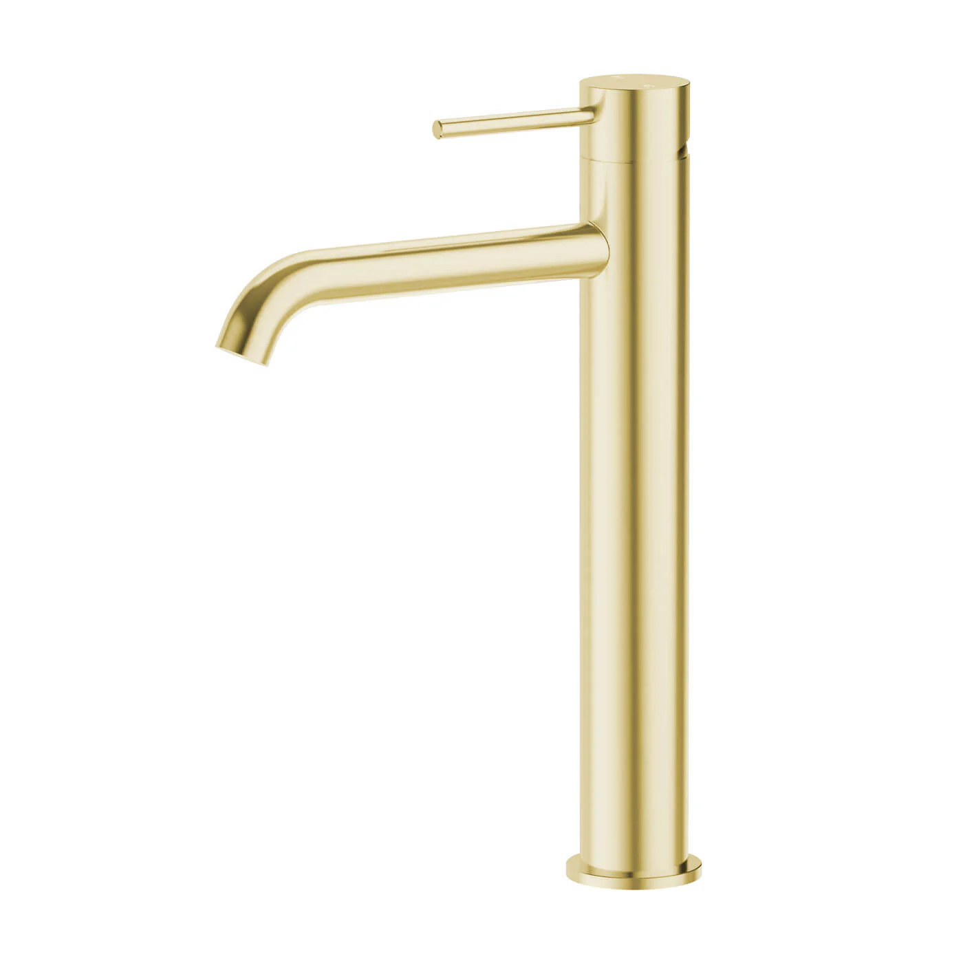Slimline Curved Stainless Steel Tall Basin Mixer - Image 2