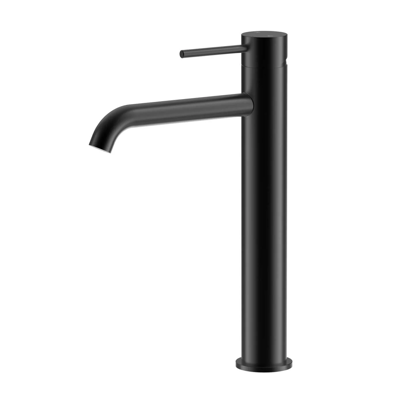 Slimline Curved Stainless Steel Tall Basin Mixer - Image 5