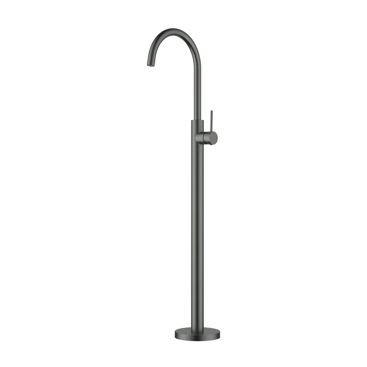 Slimline Stainless Steel Freestanding Bath Mixer - Image 3