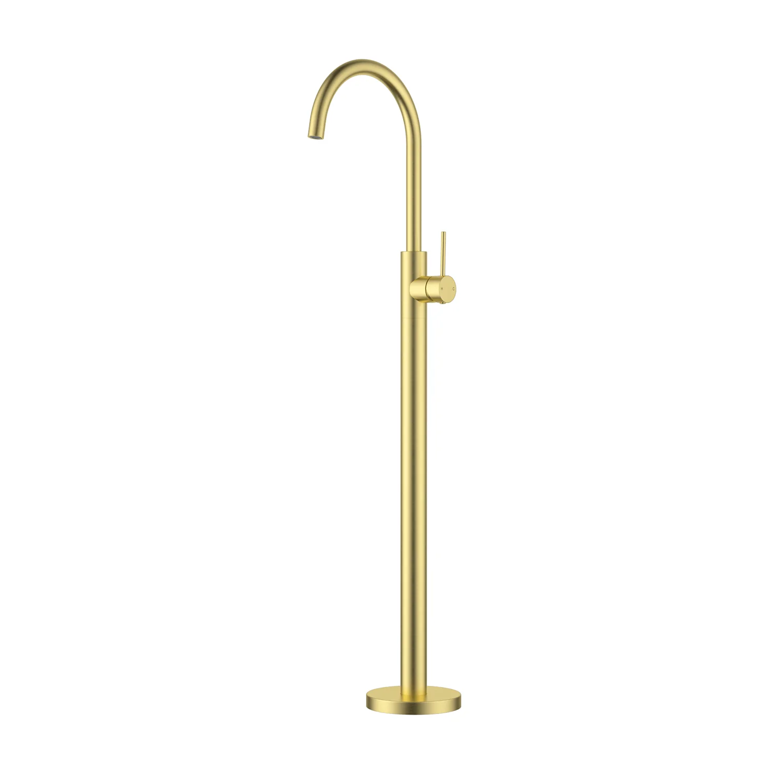 Slimline Stainless Steel Freestanding Bath Mixer - Image 5