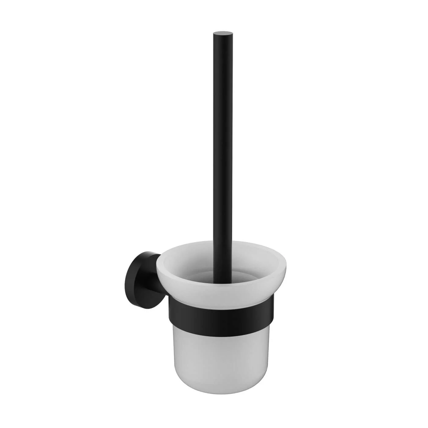 Slimline Stainless Steel Toilet Brush Holder