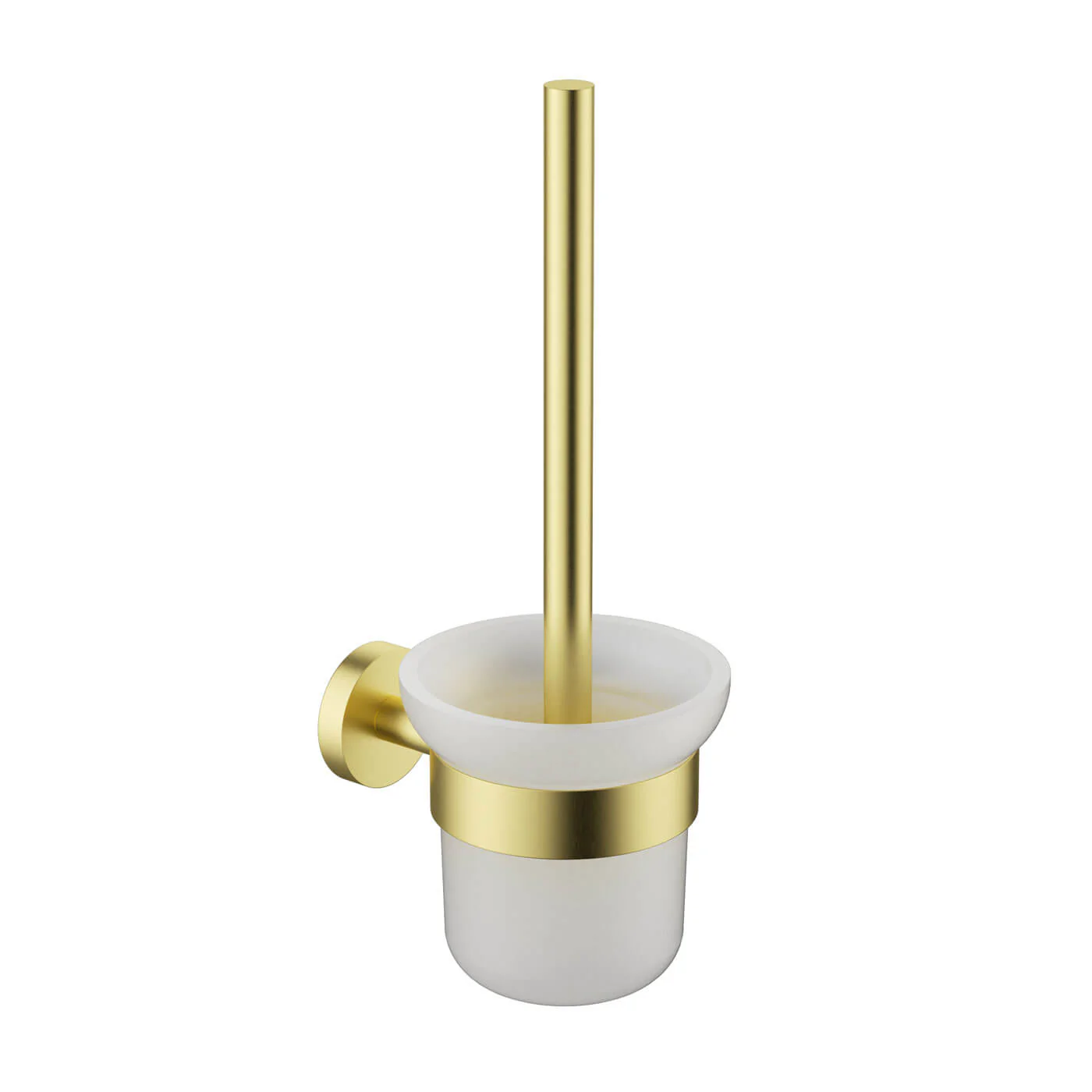 Slimline Stainless Steel Toilet Brush Holder - Image 6