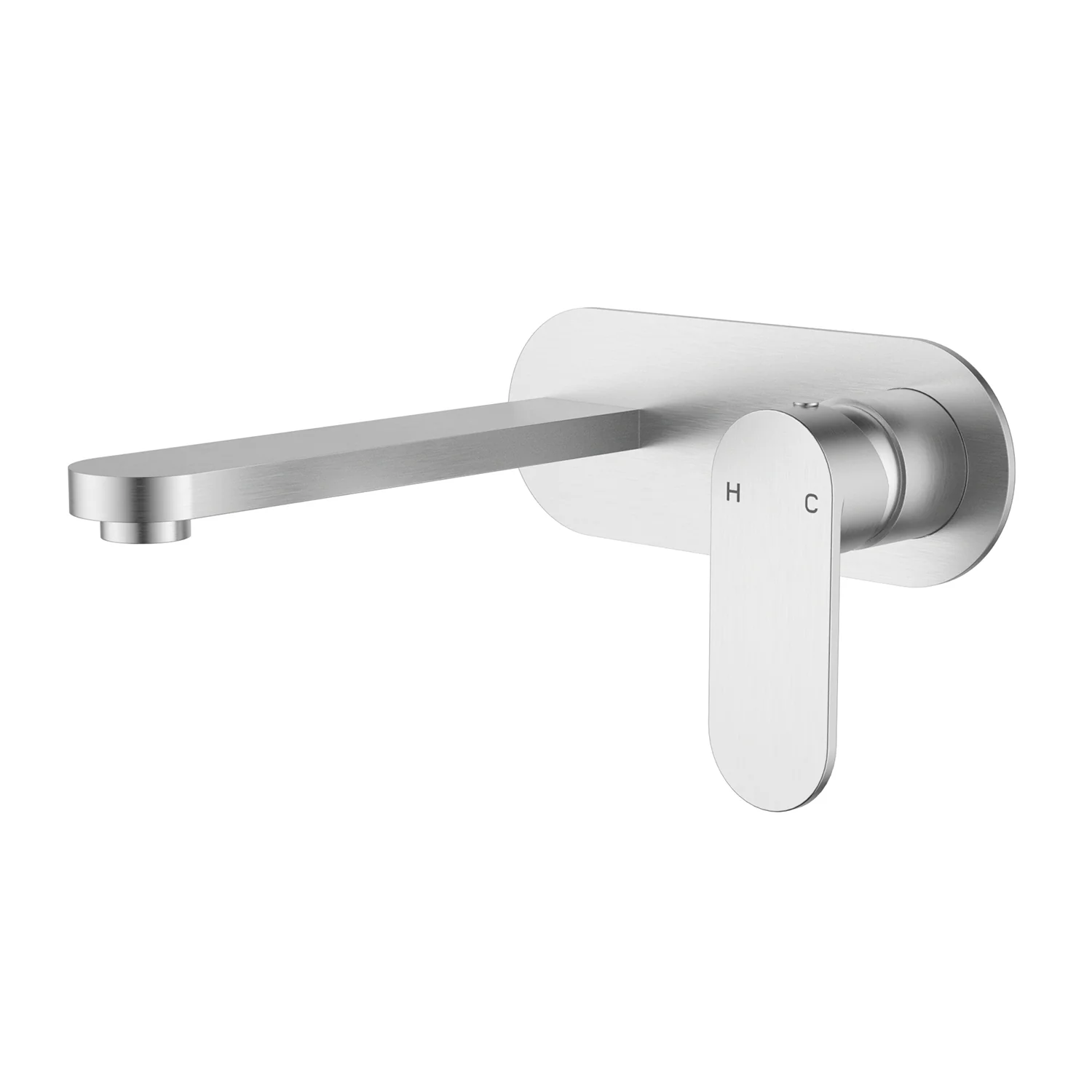 Sora Stainless Steel Wall Mixer Set Single Backplate