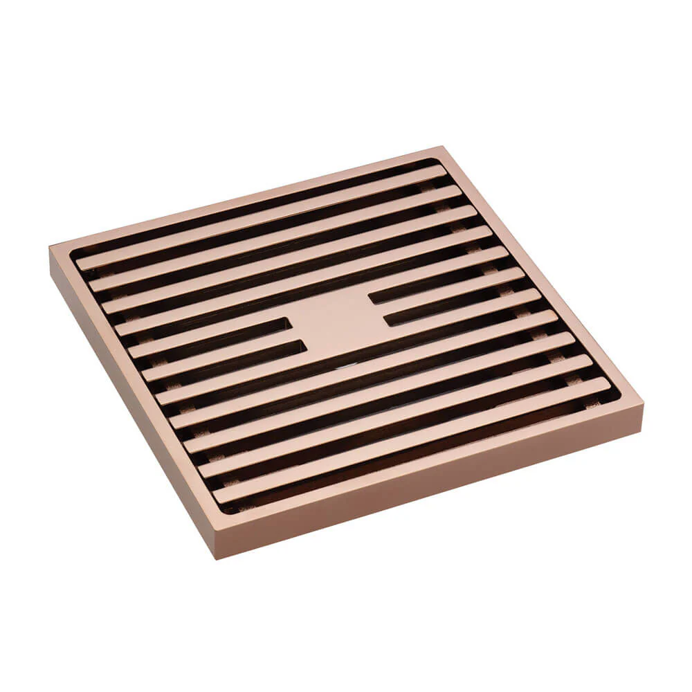 Square Brass Slim Floor Waste 88mm Outlet - Image 7