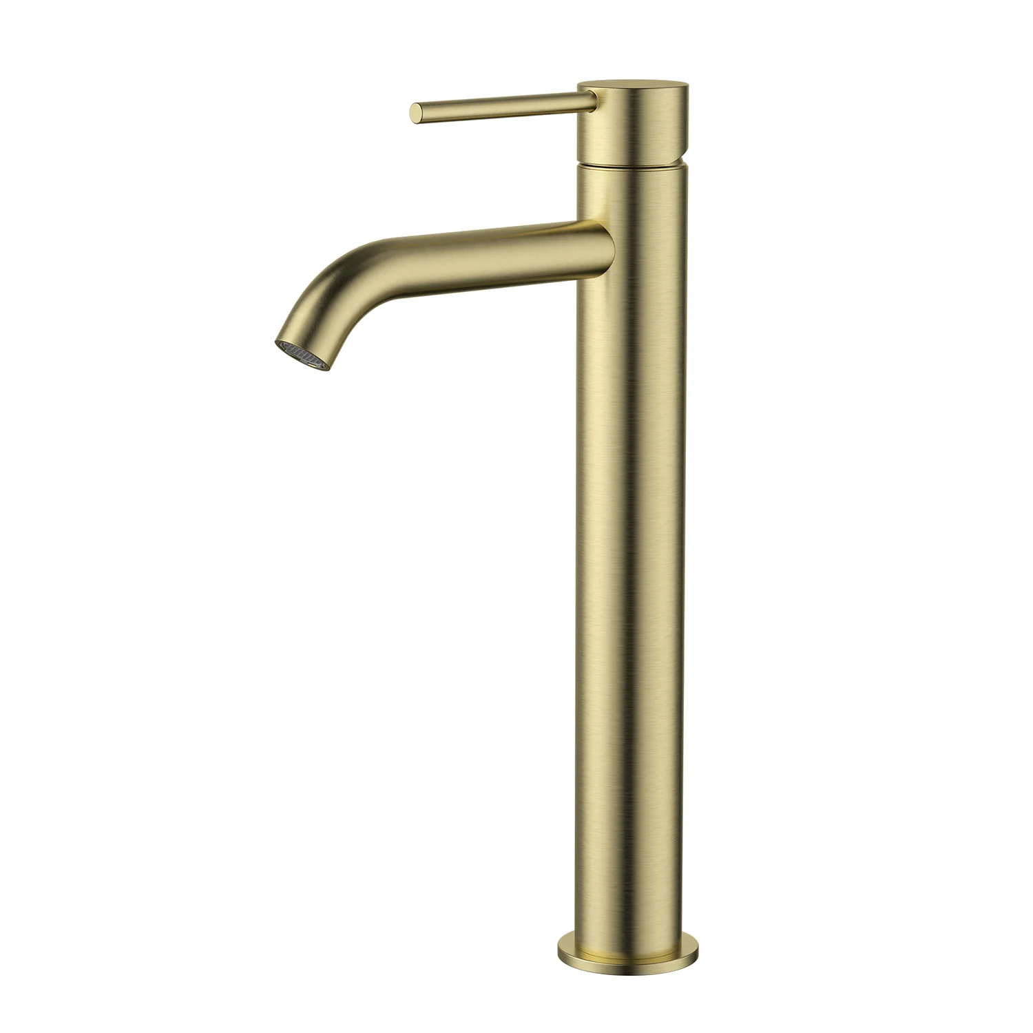 Star Tall Curved Spout Basin Mixer - Image 2