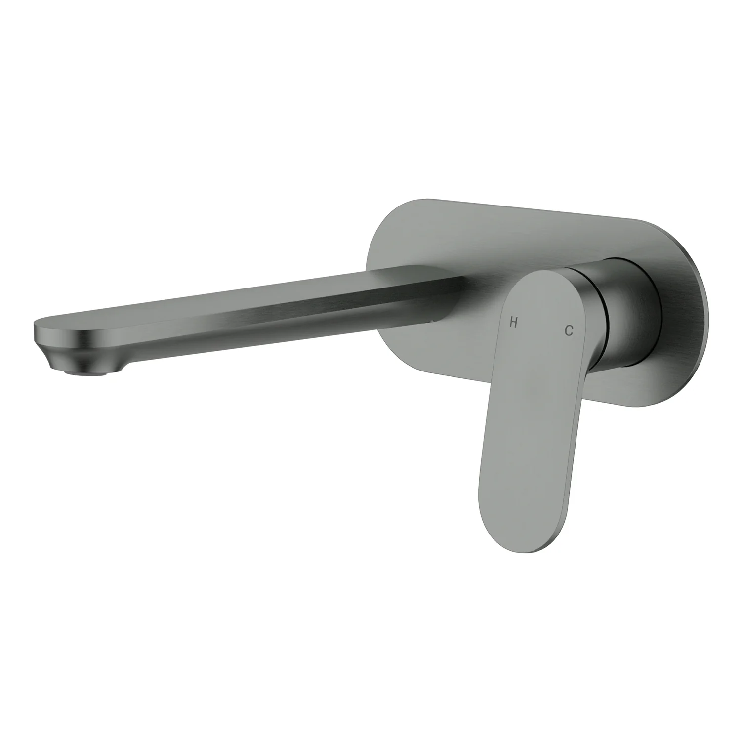 Sulu Brass Wall Mixer Set Single Backplate - Image 4