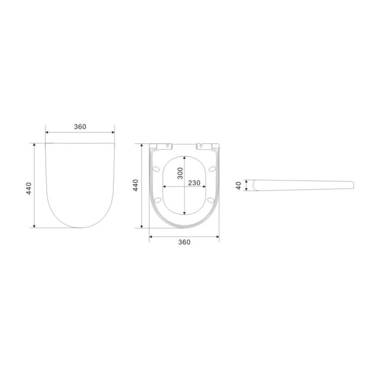Thick Soft Close Quick Release Toilet Seat Cover - Image 4