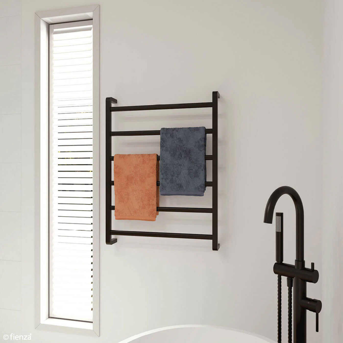 Tono 6 Bar Heated Towel Rack 600x800mm - Image 6