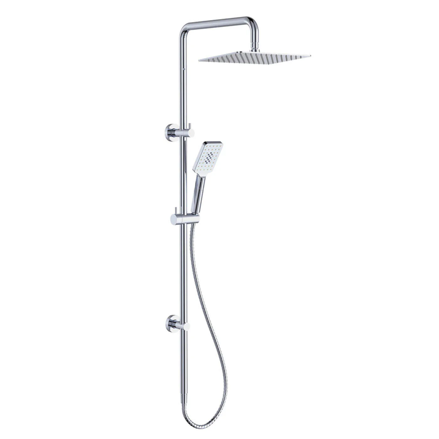 Tono Square Twin Shower Rail - Image 4