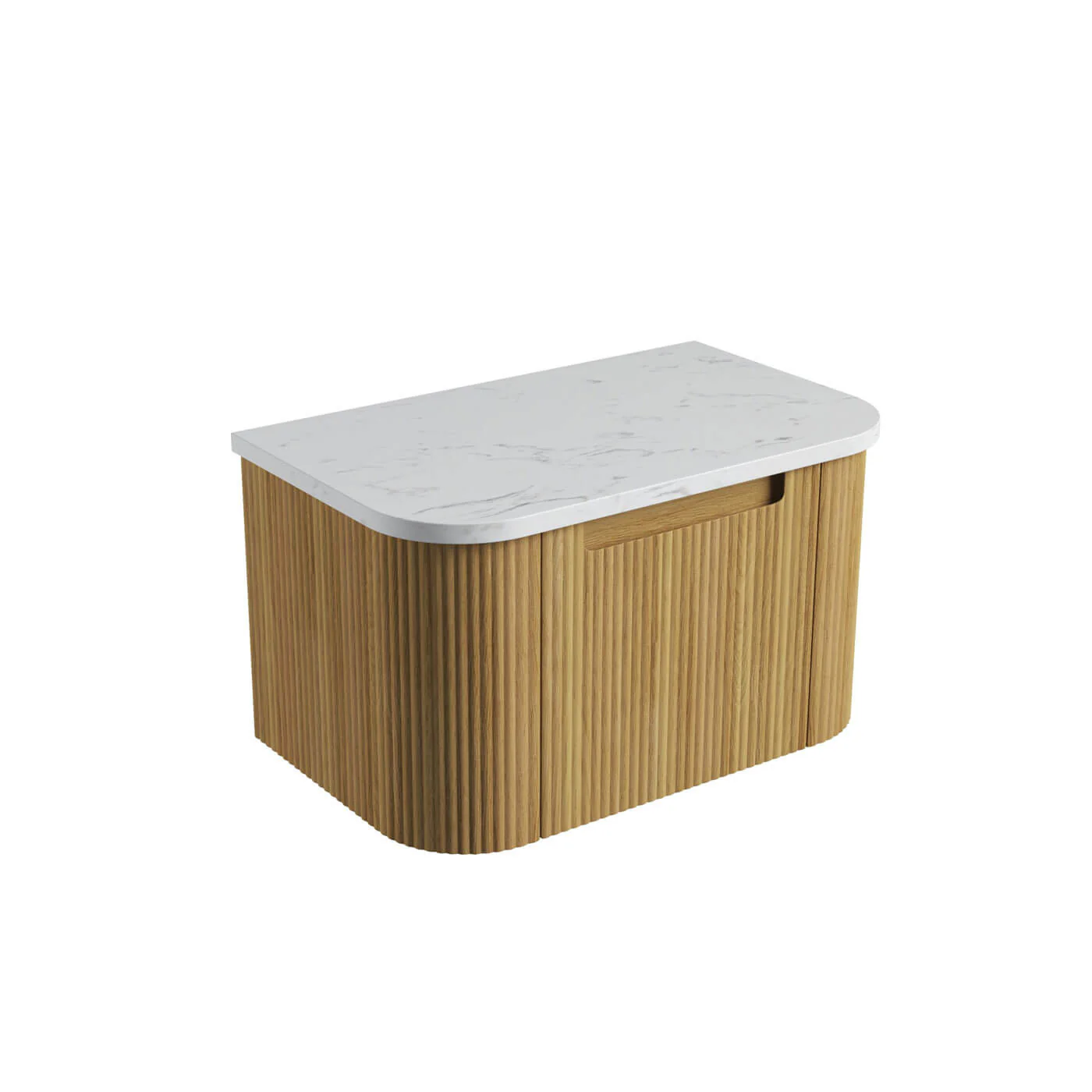 Varcelli Mono Curved Wall Hung Vanity - Image 2
