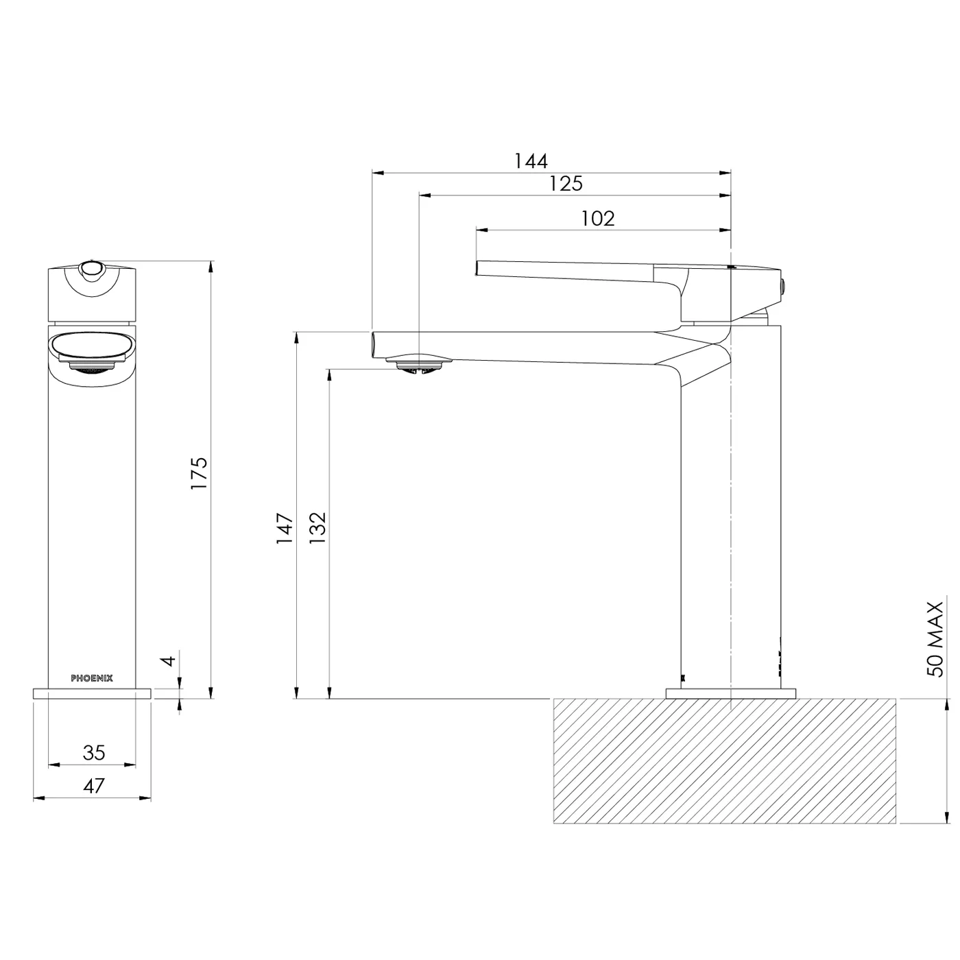 Vask Short Basin Mixer - Image 5