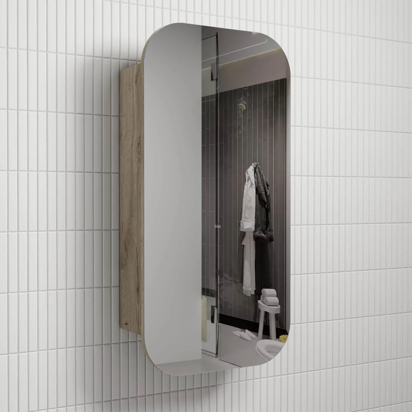 Vienna Mirror Shaving Cabinet 450x900mm