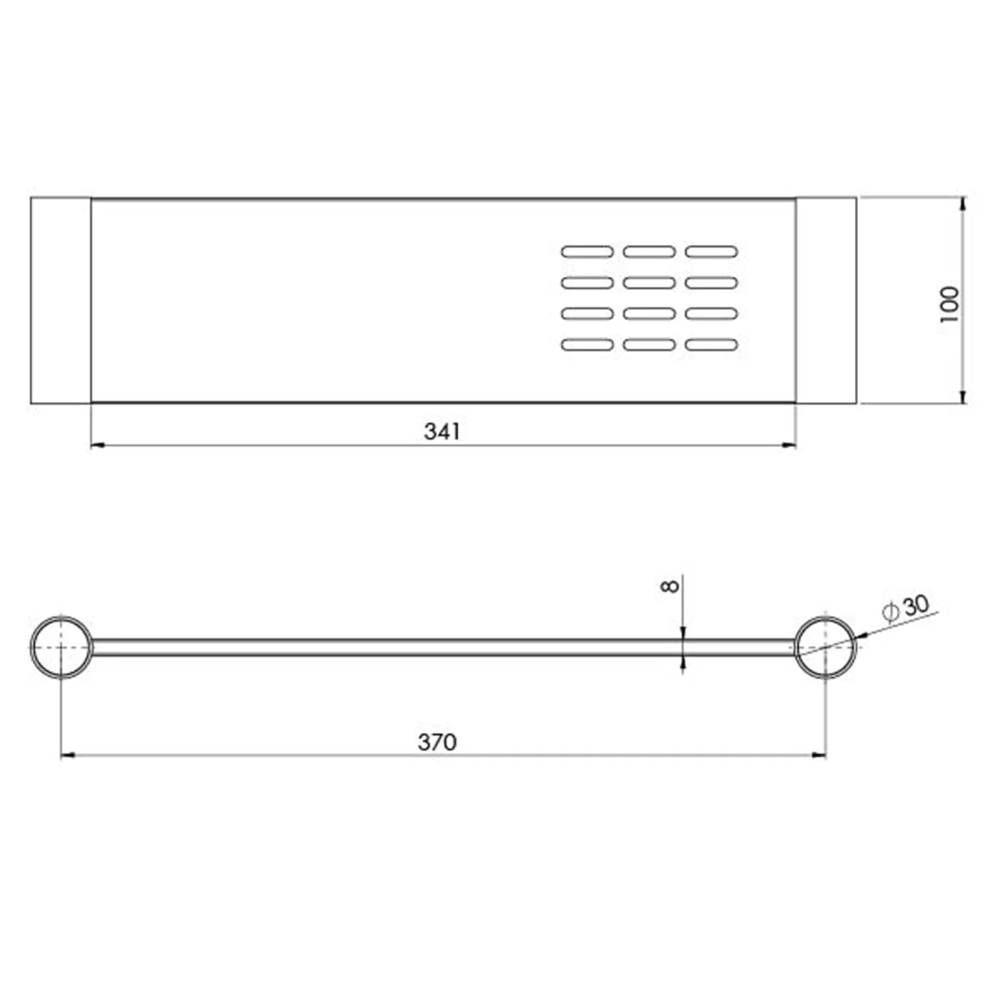Vivid Slimline Metal Shelf - Image 6